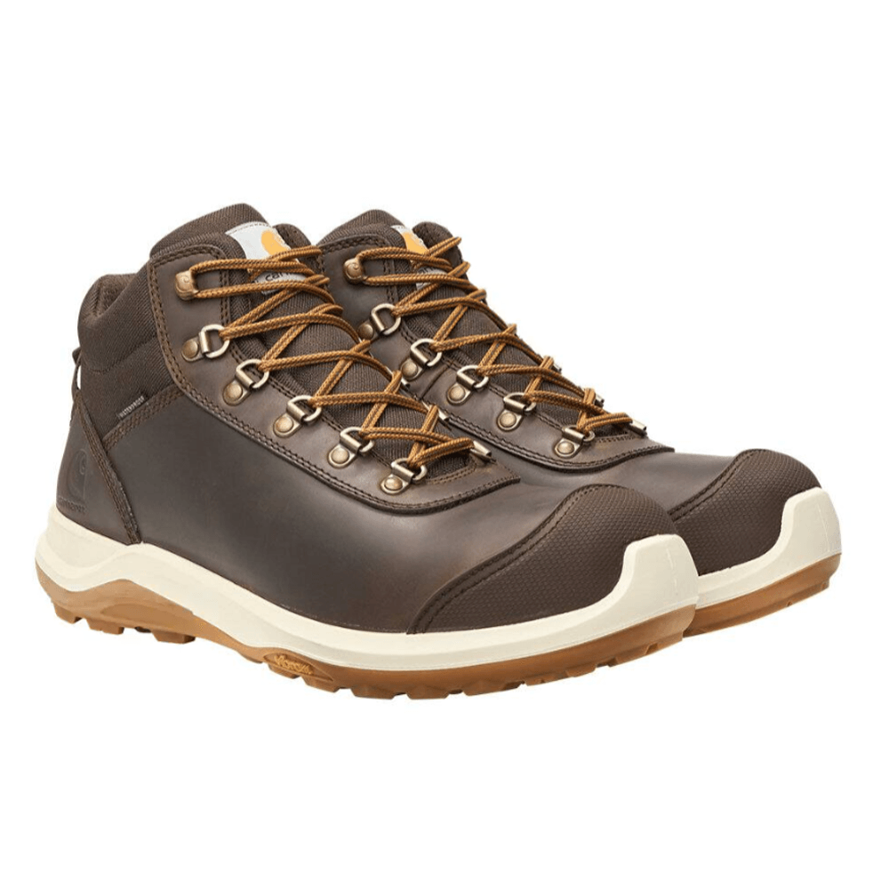 Carhartt F705159 Wylie Rugged Flex Waterproof Safety Boots Dark Brown