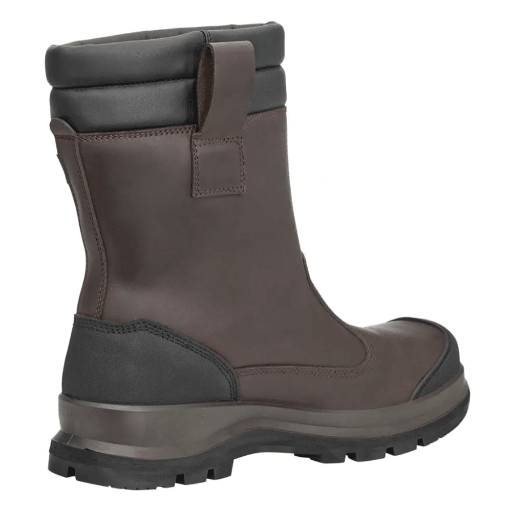 Carhartt F702935 Carter Rugged Flex Waterproof S3 Pull On Rigger Safety Boots Dark Brown