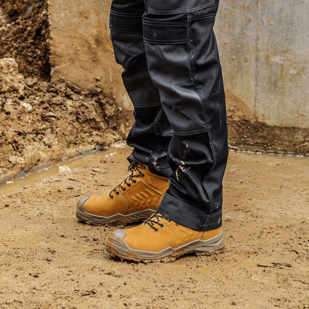 DeWalt Mentor Waterproof Nubuck Safety Boots Wheat