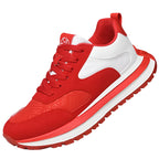Mens Non Slip Low Top Lace Up Round Toe Trainers