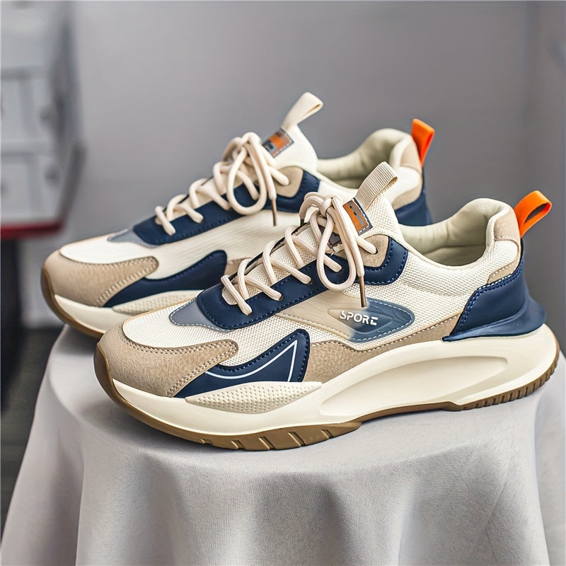 Mens Non Slip Low Top Round Toe Trainers