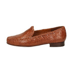 Sioux Cordera 60560 Brown Womens Braided Leather Moccasins