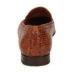 Sioux Cordera 60560 Brown Womens Braided Leather Moccasins