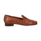 Sioux Cordera 60560 Brown Womens Braided Leather Moccasins