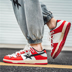 White And Red Star Dash Sneaker
