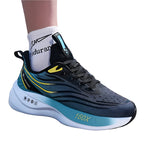Mens Non Slip Breathable Low Top Lace Up Running Trainers