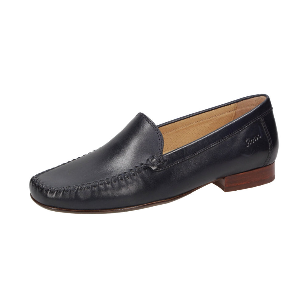 Sioux Campina 63116 Navy Womens F Fit Moccasins