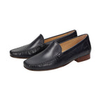Sioux Campina 63116 Navy Womens F Fit Moccasins