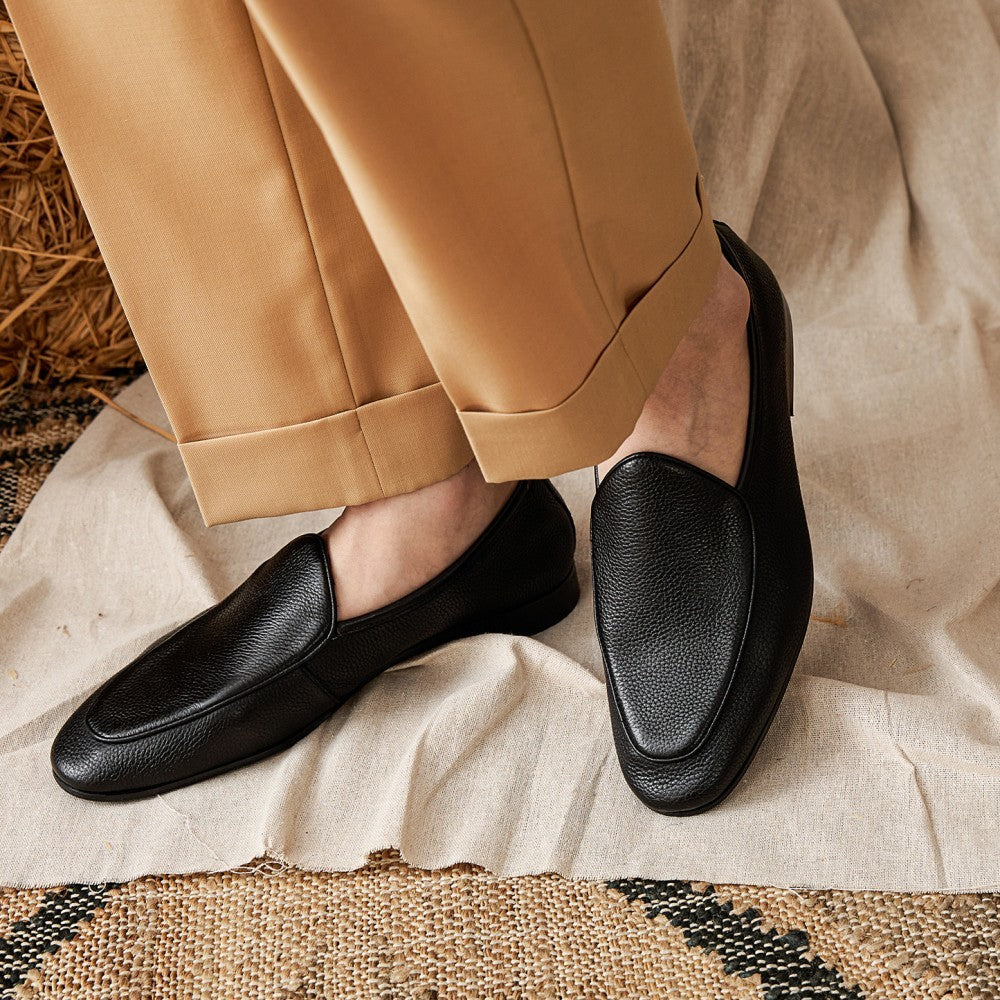 Leather Slip On Shoes