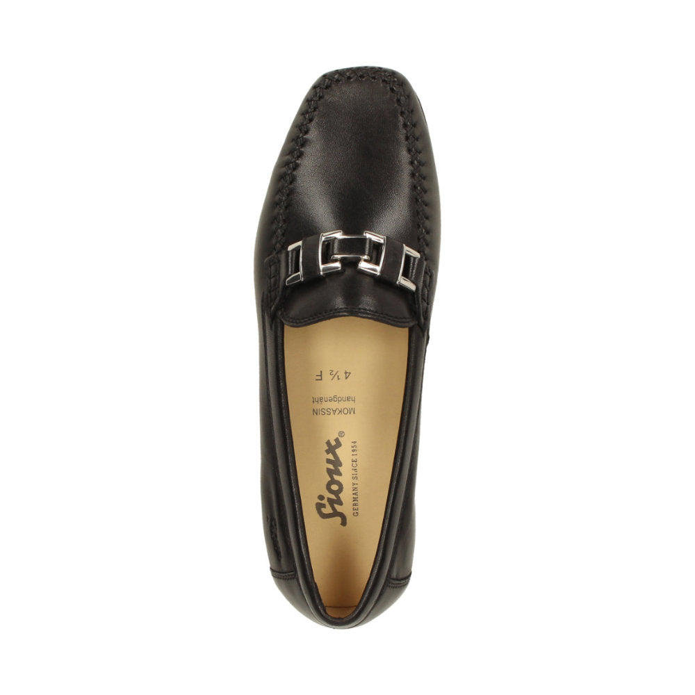 Sioux Cambria 63145 Black Womens F Fit Moccasins