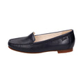 Sioux Zalla 63201 Navy Womens F Fit Leather Moccasins
