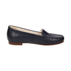 Sioux Zalla 63201 Navy Womens F Fit Leather Moccasins