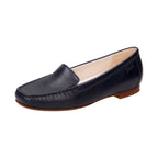 Sioux Zalla 63201 Navy Womens F Fit Leather Moccasins