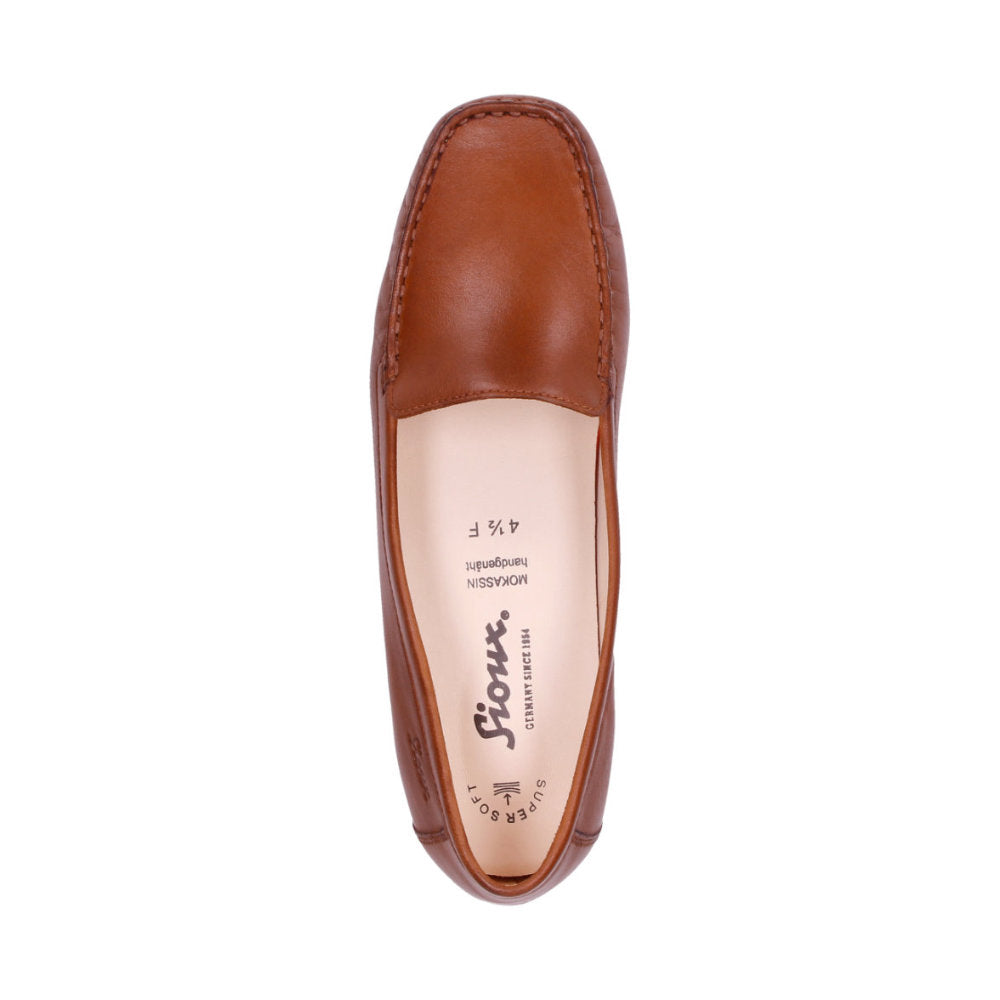 Sioux Zalla 63204 Brown Womens F Fit Leather Moccasins