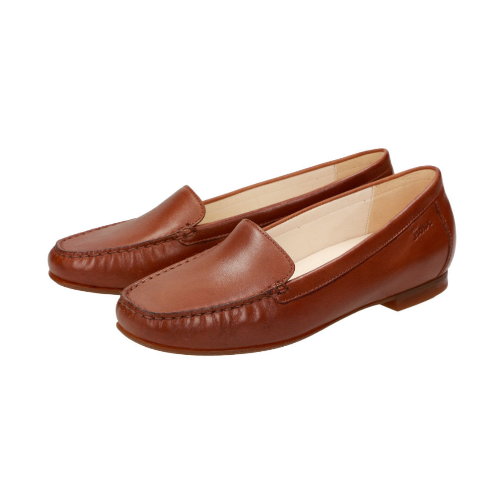 Sioux Zalla 63204 Brown Womens F Fit Leather Moccasins