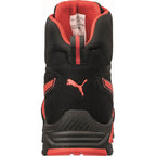 Puma Madrid Mid S1PL FO SR Safety Toe Cap Work Safety Boots Black / Red