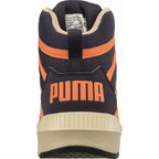 Puma Rival Mid S1PS ESD Safety Toe Cap Work Safety Boots Blue/Orange