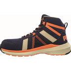Puma Rival Mid S1PS ESD Safety Toe Cap Work Safety Boots Blue/Orange