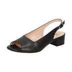 Sioux Zippora 63633 Black Womens Slingback Sandals