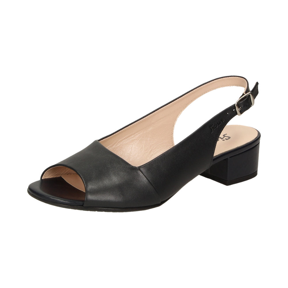 Sioux Zippora 63633 Black Womens Slingback Sandals