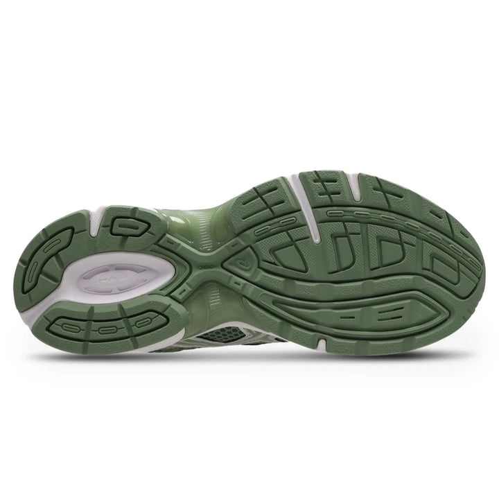 ASICS GEL-1130 Swamp Green Silver Trainers