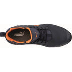 Puma Chase Low S1PS ESD Safety Trainers Blue/Orange