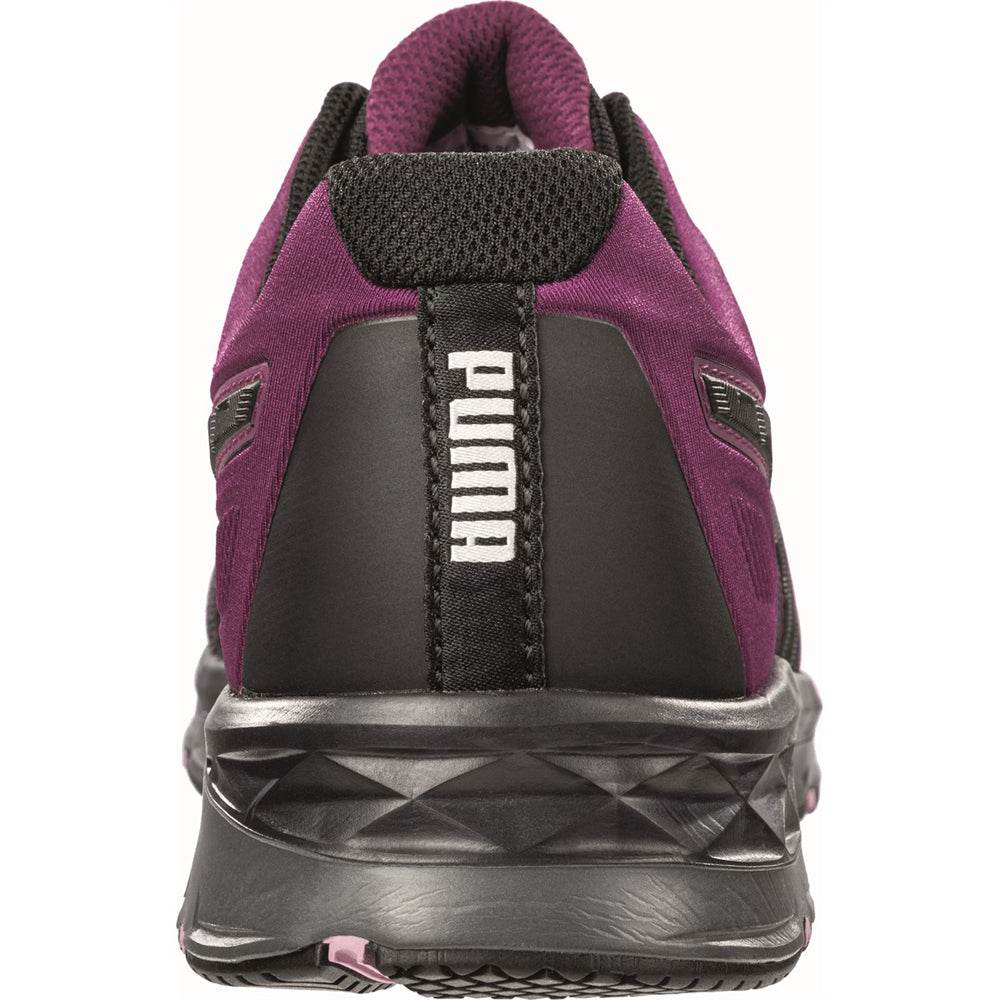 Puma Define Womens Low S1P ESD Safety Trainers Black/Pink