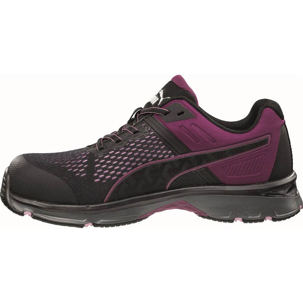 Puma Define Womens Low S1P ESD Safety Trainers Black/Pink