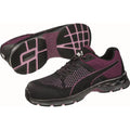 Puma Define Womens Low S1P ESD Safety Trainers Black/Pink