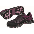 Puma Define Womens Low S1P ESD Safety Trainers Black/Pink
