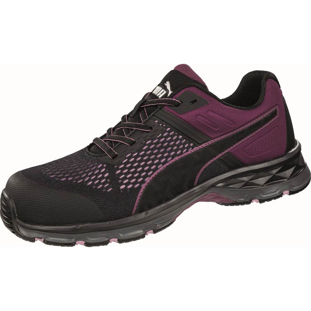 Puma Define Womens Low S1P ESD Safety Trainers Black/Pink