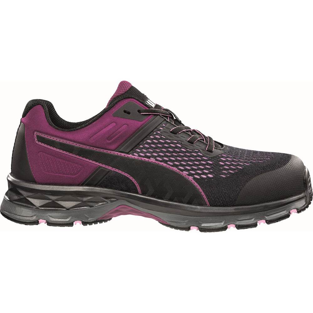 Puma Define Womens Low S1P ESD Safety Trainers Black/Pink