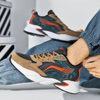 Mens EVA Breathable Thick Sole Lace Up Trainers