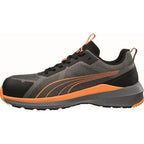 Puma Slide Low S1PS ESD Safety Trainers Grey/Orange