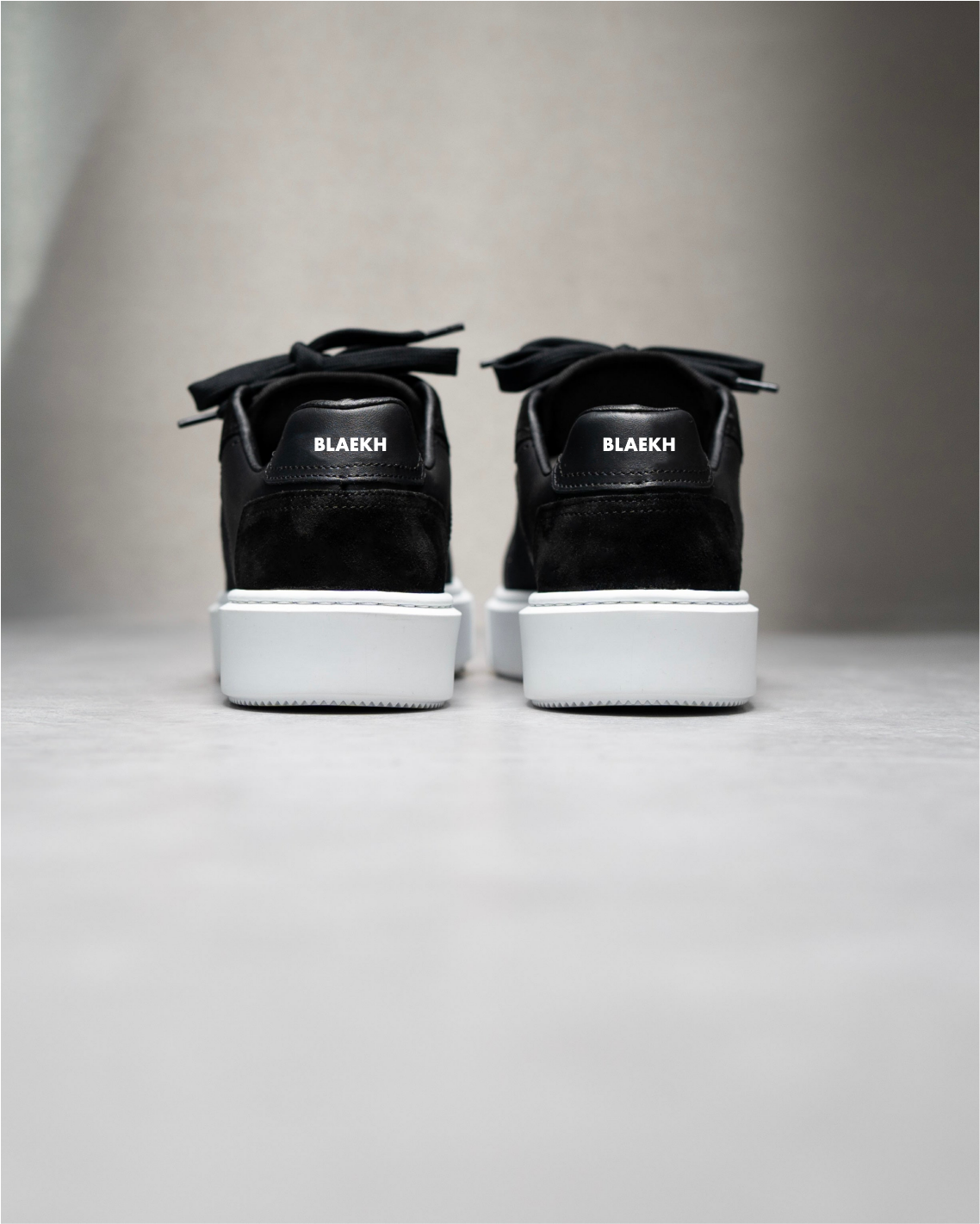 Blaekh Staple Black Trainers