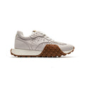 Leather Non Slip Breathable Thick Sole Grey Trainers