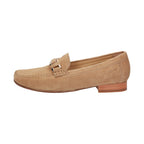 Sioux Cambria 66086 Camel Womens F Fit Suede Moccasins