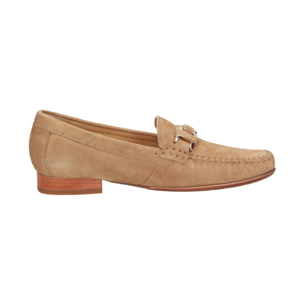 Sioux Cambria 66086 Camel Womens F Fit Suede Moccasins