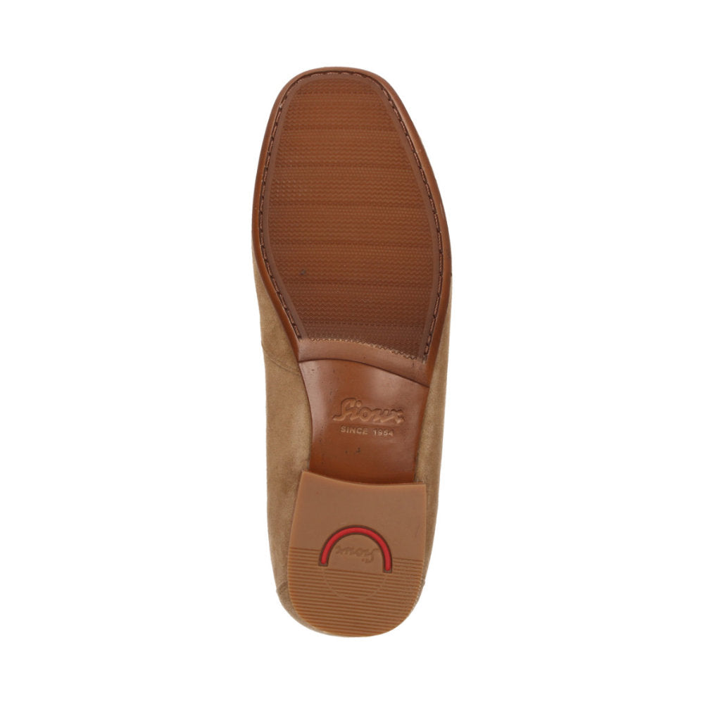 Sioux Cambria 66086 Camel Womens F Fit Suede Moccasins