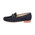 Sioux Cambria 66087 Navy Womens F Fit Suede Moccasins