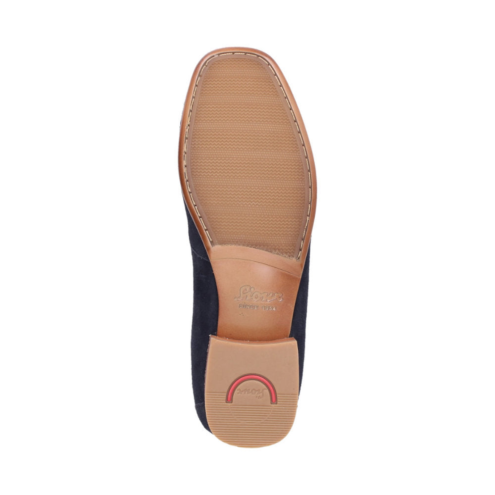 Sioux Cambria 66087 Navy Womens F Fit Suede Moccasins