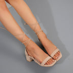 Womens Lace Up Sandals