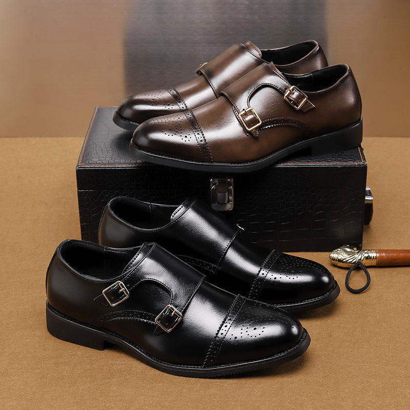Mens Leather Low Top Shoes