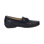 Sioux Cortizia 723 H Navy Womens H Fit Leather Moccasins
