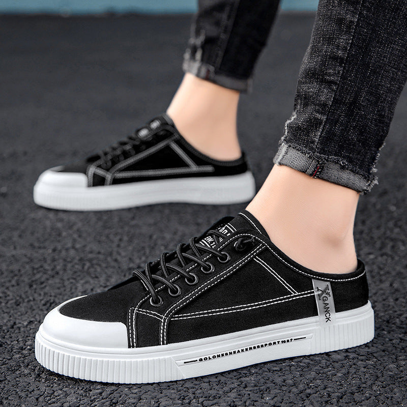 Mens Breathable Mesh Non Slip Low Top Round Toe Trainers
