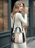 Womens Wave Shoulder Messenger Tote Bag
