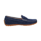 Sioux Carmona 700 Navy Womens G Fit Suede Moccasins