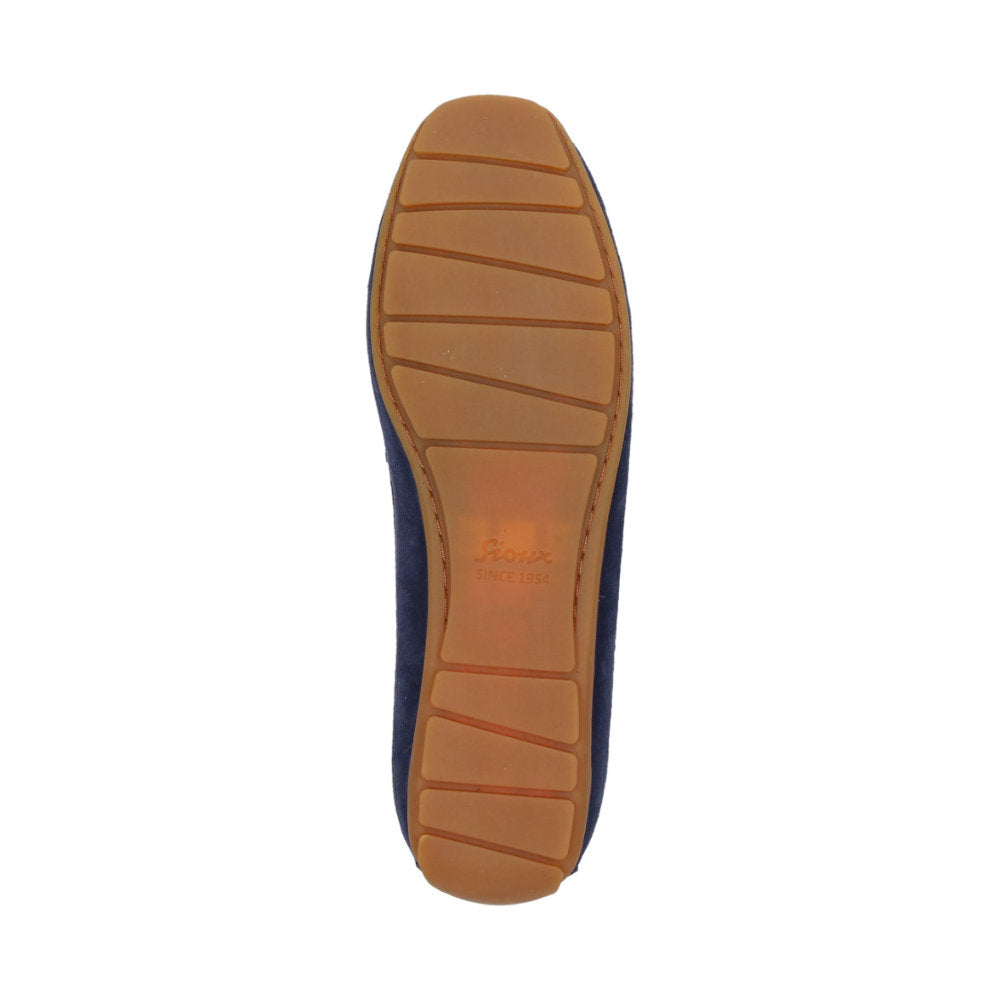 Sioux Carmona 700 Navy Womens G Fit Suede Moccasins