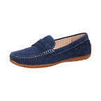 Sioux Carmona 700 Navy Womens G Fit Suede Moccasins