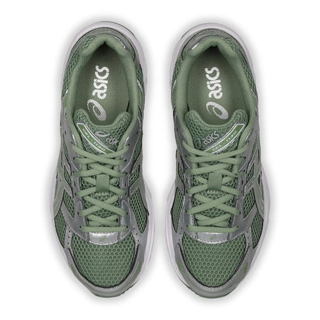 ASICS GEL-1130 Swamp Green Silver Trainers